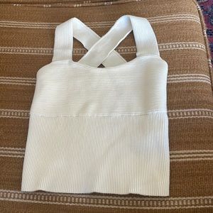 Abercrombie crop cross back